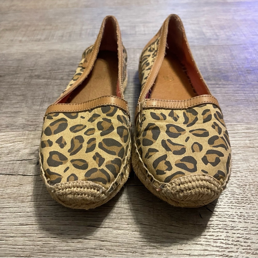 SPERRY Leopard Print Espadrille Top Siders